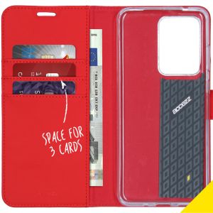 Accezz Étui de téléphone Wallet Samsung Galaxy S20 Ultra - Rouge