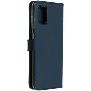 Selencia Étui de téléphone portefeuille en cuir véritable Samsung Galaxy A71