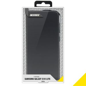 Accezz Étui à rabat Samsung Galaxy S10 Lite - Noir