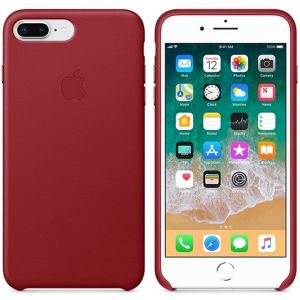 Apple Coque Leather iPhone 8 Plus / 7 Plus - Red