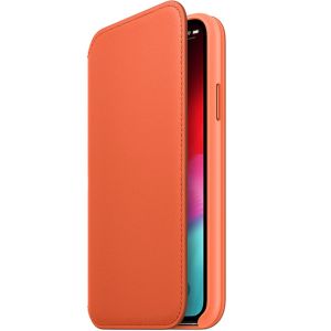 Apple Étui de téléphone Leather Folio iPhone X - Sunset
