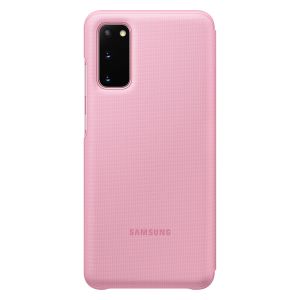 Samsung Original étui de téléphone LED View Galaxy S20 - Rose
