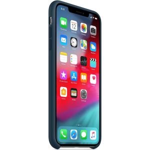 Apple Coque en silicone iPhone Xs Max - Pacific Green