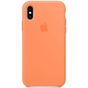 Apple Coque en silicone iPhone Xs / X - Papaya