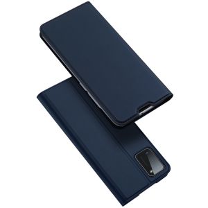 Dux Ducis Étui de téléphone Slim Samsung Galaxy A41 - Bleu foncé