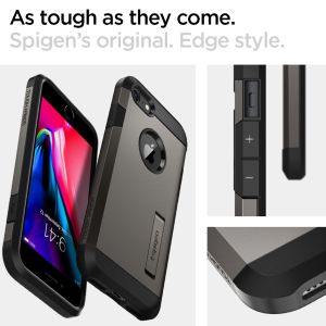 Spigen Coque Tough Armor iPhone SE (2022 / 2020) - Gris
