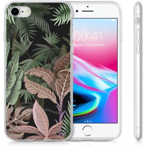 iMoshion Coque Design iPhone SE (2022 / 2020) / 8 / 7 / 6s - Dark Jungle