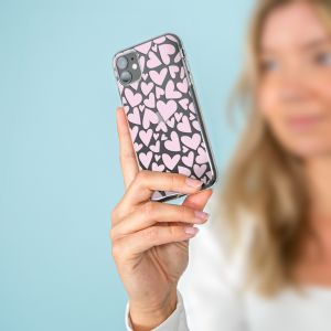 iMoshion Coque Design iPhone 11 Pro - Cœurs - Rose