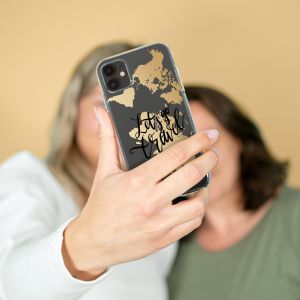 iMoshion Coque Design iPhone 11 Pro - Let's Go Travel / Noir
