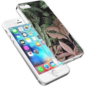 iMoshion Coque Design iPhone 5 / 5s / SE - Jungle - Vert / Rose