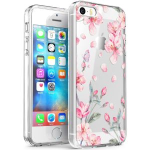 iMoshion Coque Design iPhone 5 / 5s / SE - Fleur - Rose
