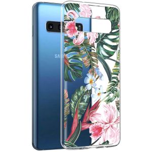 iMoshion Coque Design Samsung Galaxy S10 - Tropical Jungle
