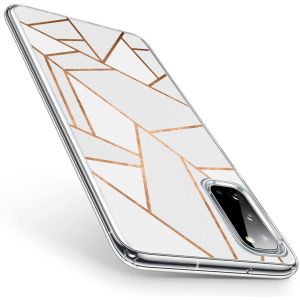 iMoshion Coque Design Samsung Galaxy S20 - White Graphic