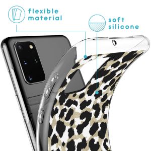 iMoshion Coque Design Samsung Galaxy S20 Plus - Léopard / Noir