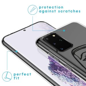 iMoshion Coque Design Galaxy S20 Plus - Visage abstrait - Noir