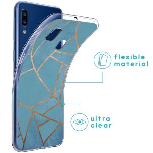 iMoshion Coque Design Samsung Galaxy A20e - Blue Graphic