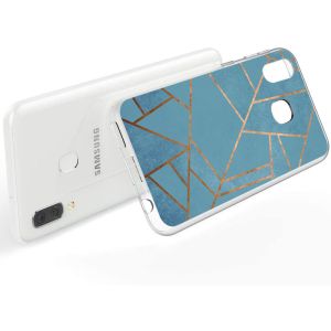 iMoshion Coque Design Samsung Galaxy A20e - Blue Graphic