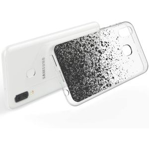 iMoshion Coque Design Samsung Galaxy A20e - Eclaboussures - Noir