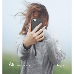 Ringke Coque Air iPhone SE (2022 / 2020) / 8 / 7 - Noir