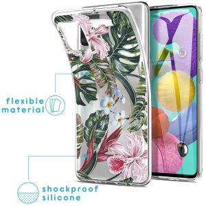 iMoshion Coque Design Samsung Galaxy A51 - Tropical Jungle