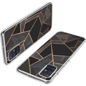 iMoshion Coque Design Samsung Galaxy A51 - Black Graphic