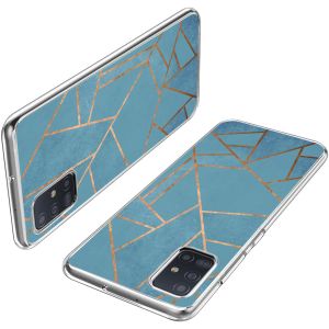iMoshion Coque Design Samsung Galaxy A51 - Blue Graphic