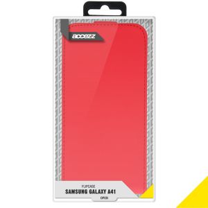 Accezz Étui à rabat Samsung Galaxy A41 - Rouge