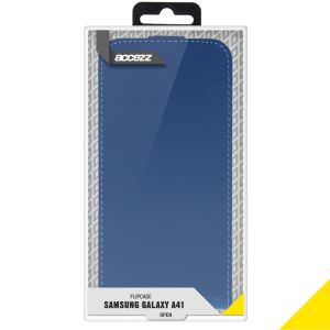 Accezz Étui à rabat Samsung Galaxy A41 - Bleu