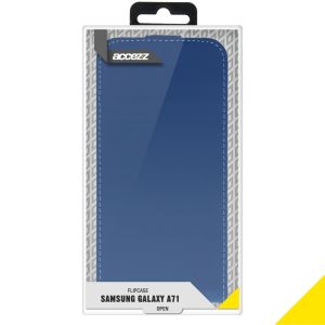 Accezz Étui à rabat Samsung Galaxy A71 - Bleu