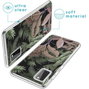 iMoshion Coque Design Samsung Galaxy A41 - Jungle - Vert / Rose