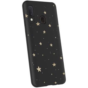 iMoshion Coque Design Samsung Galaxy A20e - Etoiles / Noir