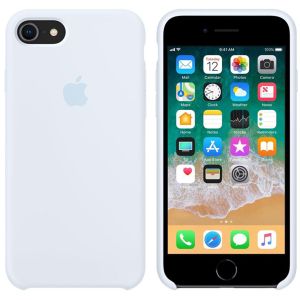 Apple Coque en silicone iPhone SE (2022 / 2020) / 8 / 7 - Sky Blue