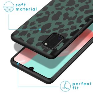 iMoshion Coque Design Samsung Galaxy A41 - Léopard - Vert / Noir