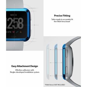 Ringke Style de lunette Fitbit Versa / Versa Lite - Bleu