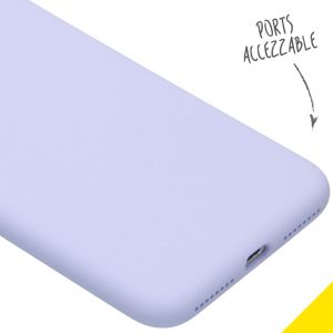 Accezz Coque Liquid Silicone iPhone 8 Plus / 7 Plus - Violet