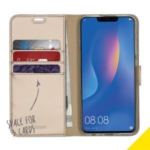 Accezz Étui de téléphone Wallet Huawei P Smart (2019) - Dorée
