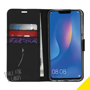 Accezz Étui de téléphone Wallet Huawei P Smart (2019) - Noir