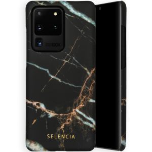 Selencia Coque Maya Fashion Samsung Galaxy S20 Ultra - Marble Black