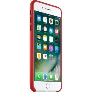 Apple Coque Leather iPhone 8 Plus / 7 Plus - Rouge