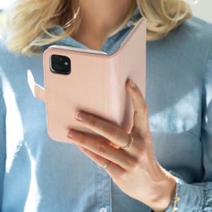 Selencia Étui de téléphone portefeuille en cuir véritable Samsung Galaxy A51