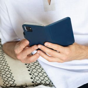 Selencia Étui de téléphone portefeuille en cuir véritable Samsung Galaxy S10 Lite