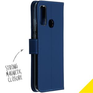 Accezz Étui de téléphone Wallet Huawei P Smart (2020) - Bleu