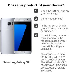Concevez votre propre coque en gel Samsung Galaxy S7 - Transparent