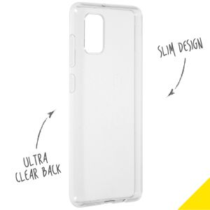 Accezz Coque Clear Samsung Galaxy A31 - Transparent