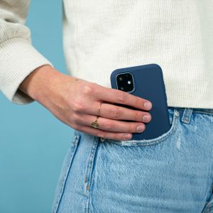iMoshion Coque Couleur iPhone 12 Pro Max - Bleu foncé