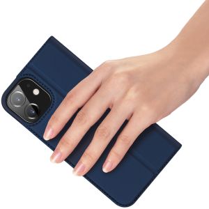 Dux Ducis Étui de téléphone Slim iPhone 12 (Pro) - Bleu foncé