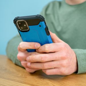 iMoshion Coque Rugged Xtreme iPhone 12 Mini - Bleu clair