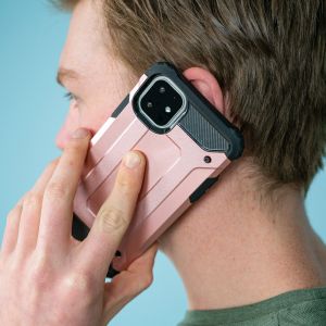 iMoshion Coque Rugged Xtreme iPhone 12 (Pro) - Rose Champagne