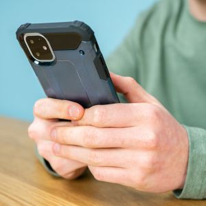 iMoshion Coque Rugged Xtreme iPhone 12 (Pro) - Bleu foncé