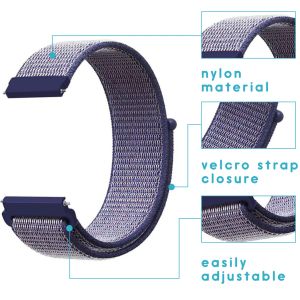 iMoshion Bracelet en nylon Garmin Vivoactive 4L - Bleu